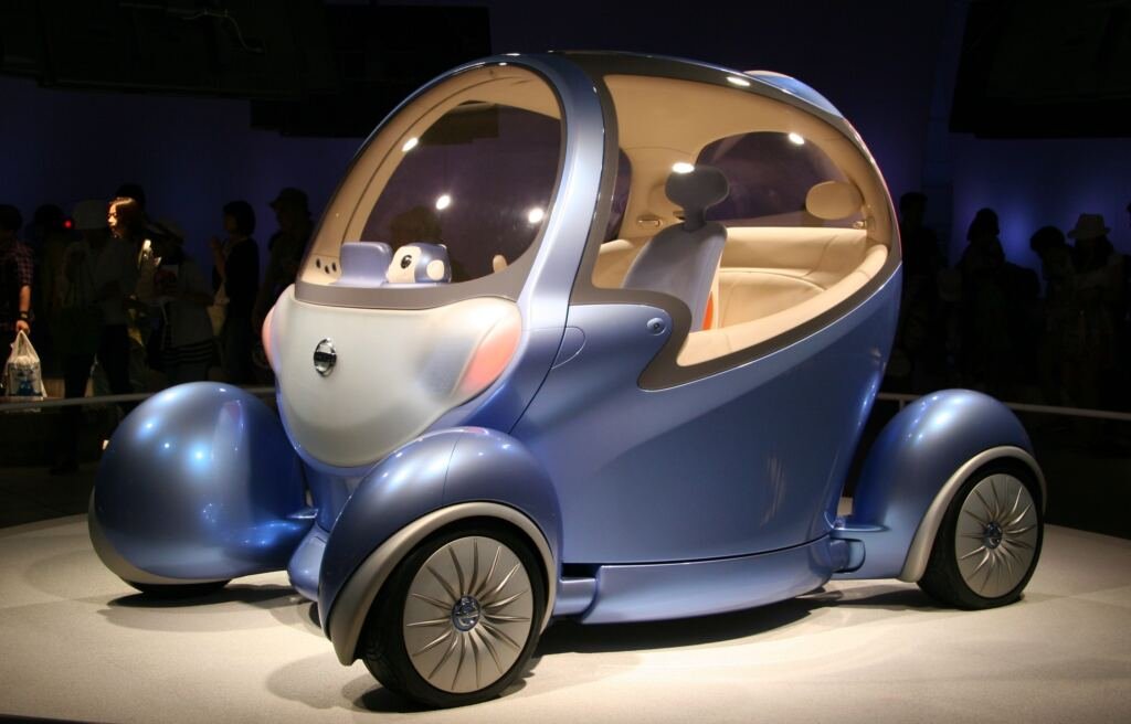 Nissan criou carro elétrico cuja cabine girava 360 graus, eliminava a marcha à ré e transformava a frente em traseira com o motorista dentro