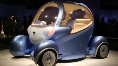 Nissan criou carro elétrico cuja cabine girava 360 graus, eliminava a marcha à ré e transformava a frente em traseira com o motorista dentro