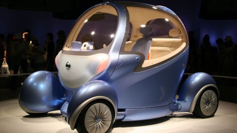 Nissan criou carro elétrico cuja cabine girava 360 graus, eliminava a marcha à ré e transformava a frente em traseira com o motorista dentro