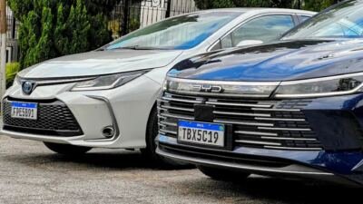 Comparativo mostra BYD King GS mais barato e potente que Corolla Altis Premium, mas Toyota leva vantagem em chassi, revisões e garantia.